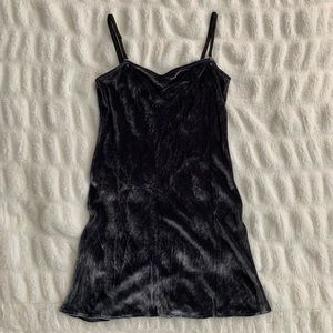 Reformation velvet mini dress